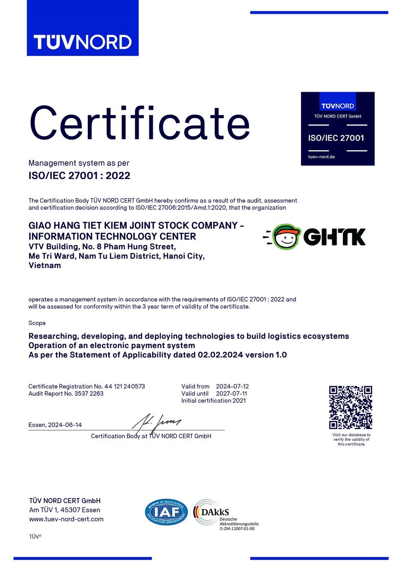 ISO/IEC 27001:2022