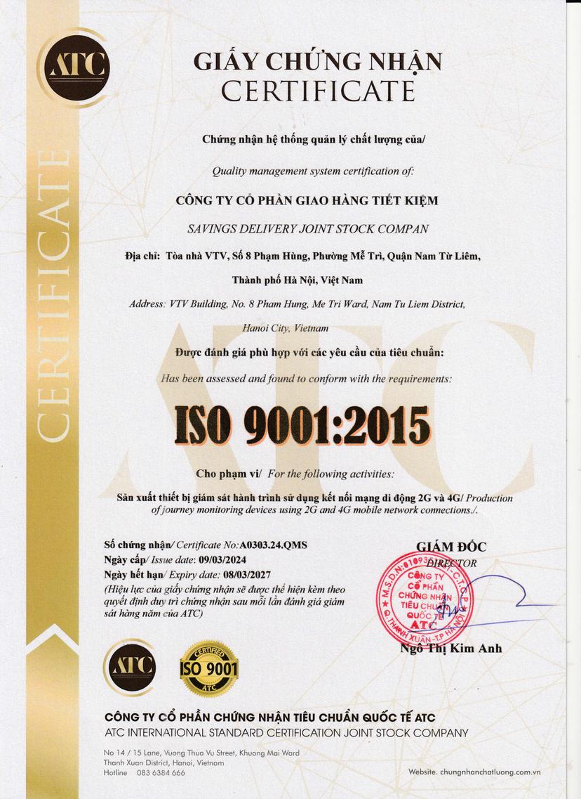 ISO 9001: 2015