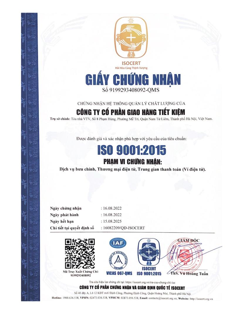 ISO 9001: 2015
