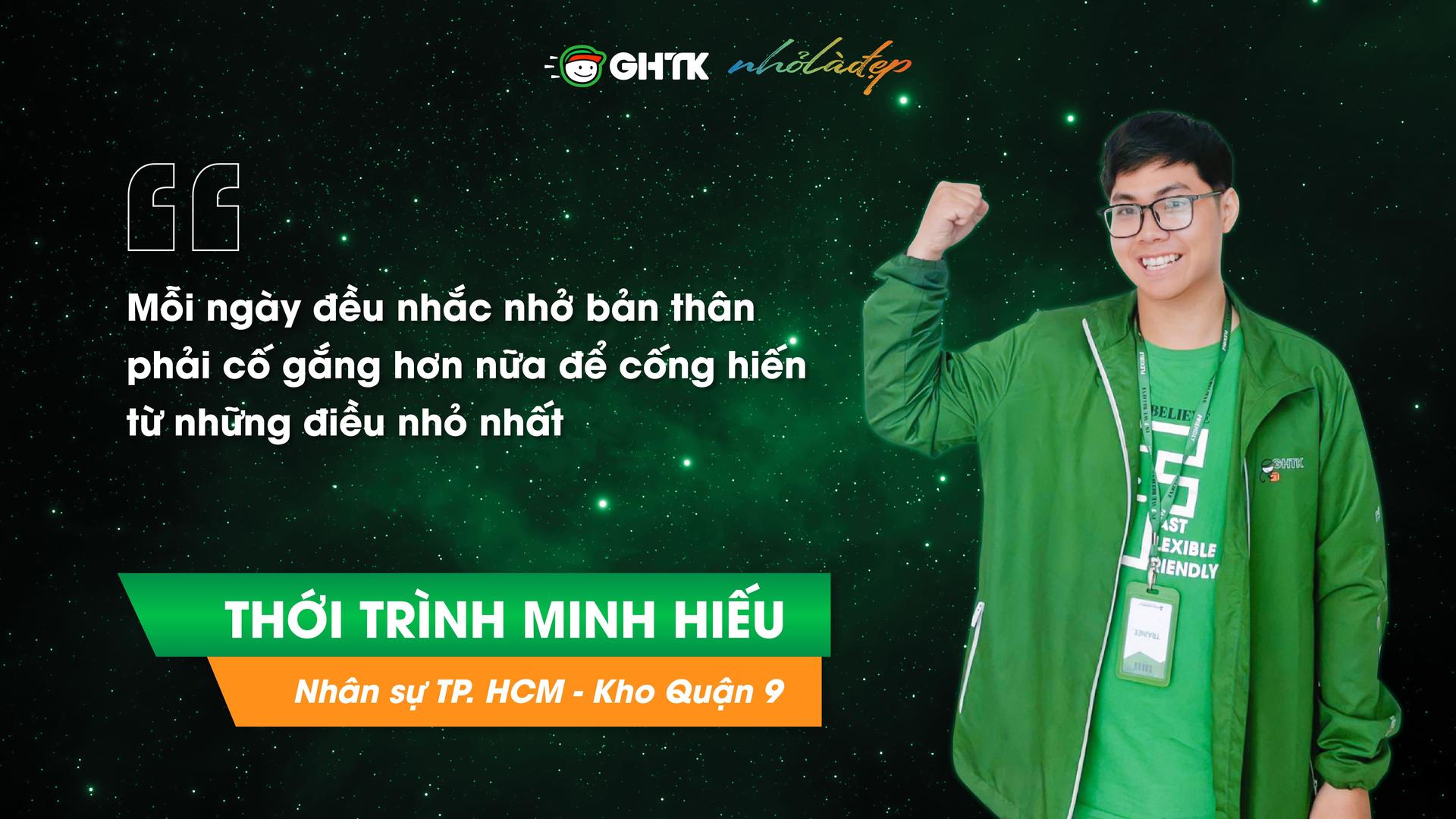 Thới Trình Minh Hiếu: “Mỗi ngày đều nhắc nhở bản thân cố gắng”